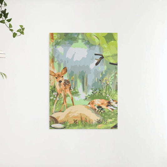Diamond Painting - Jelenie w lesie - SEOS®