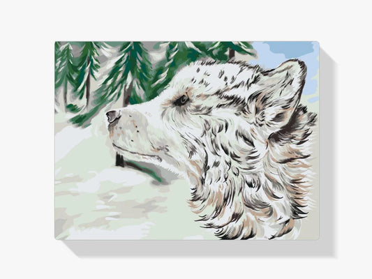 Diamond Painting - Pies na śniegu - SEOS®