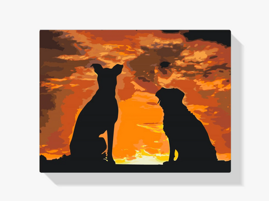 Diamond Painting - Przyjaciele psów - SEOS®