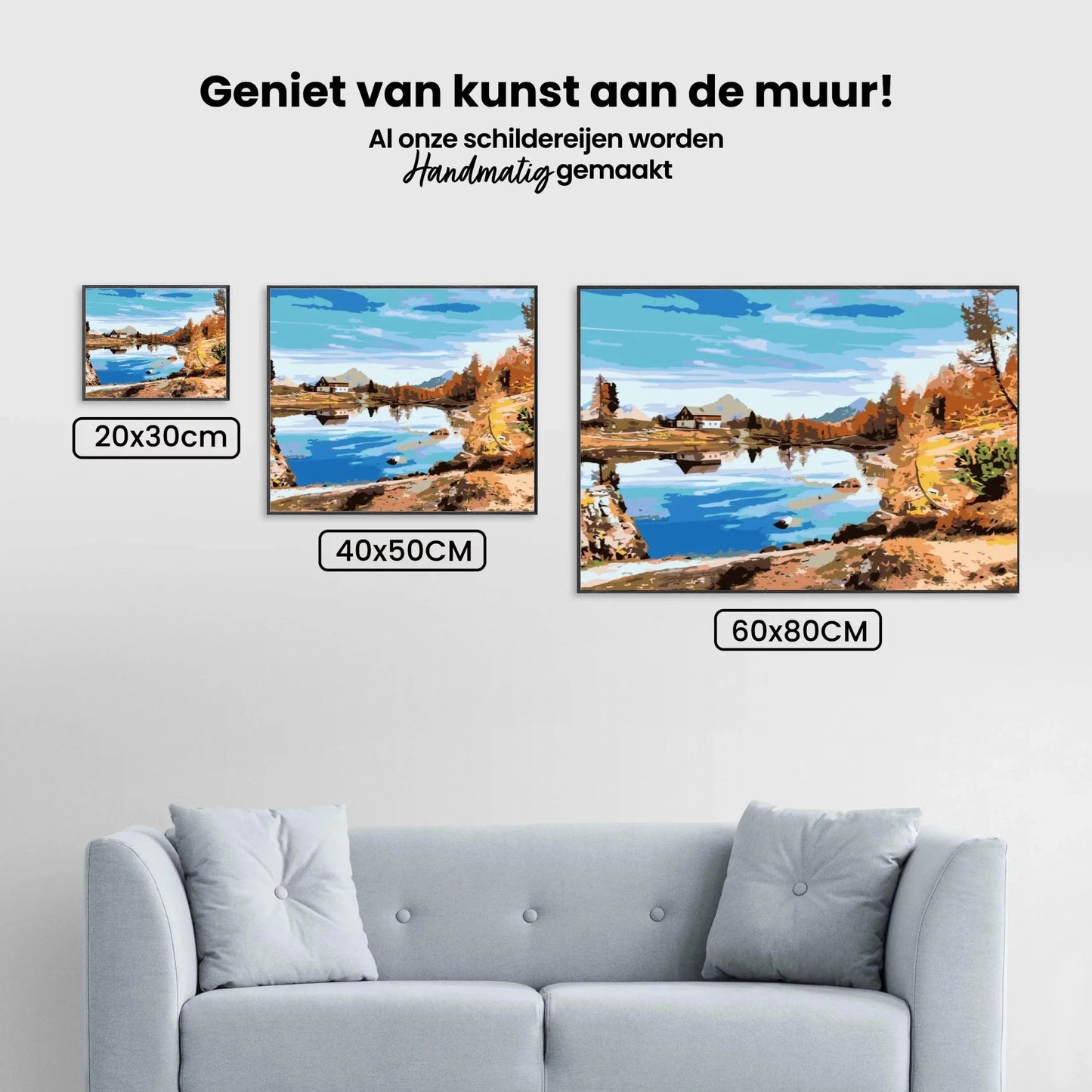 Diamond Painting - Domek nad jeziorem - SEOS Shop ®