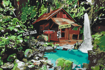 Diamond Painting - Domek miłości - SEOS Shop ®