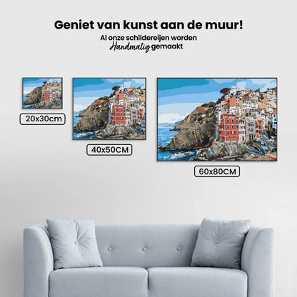 Diamond Painting - Domy nad brzegiem morza - SEOS Shop ®