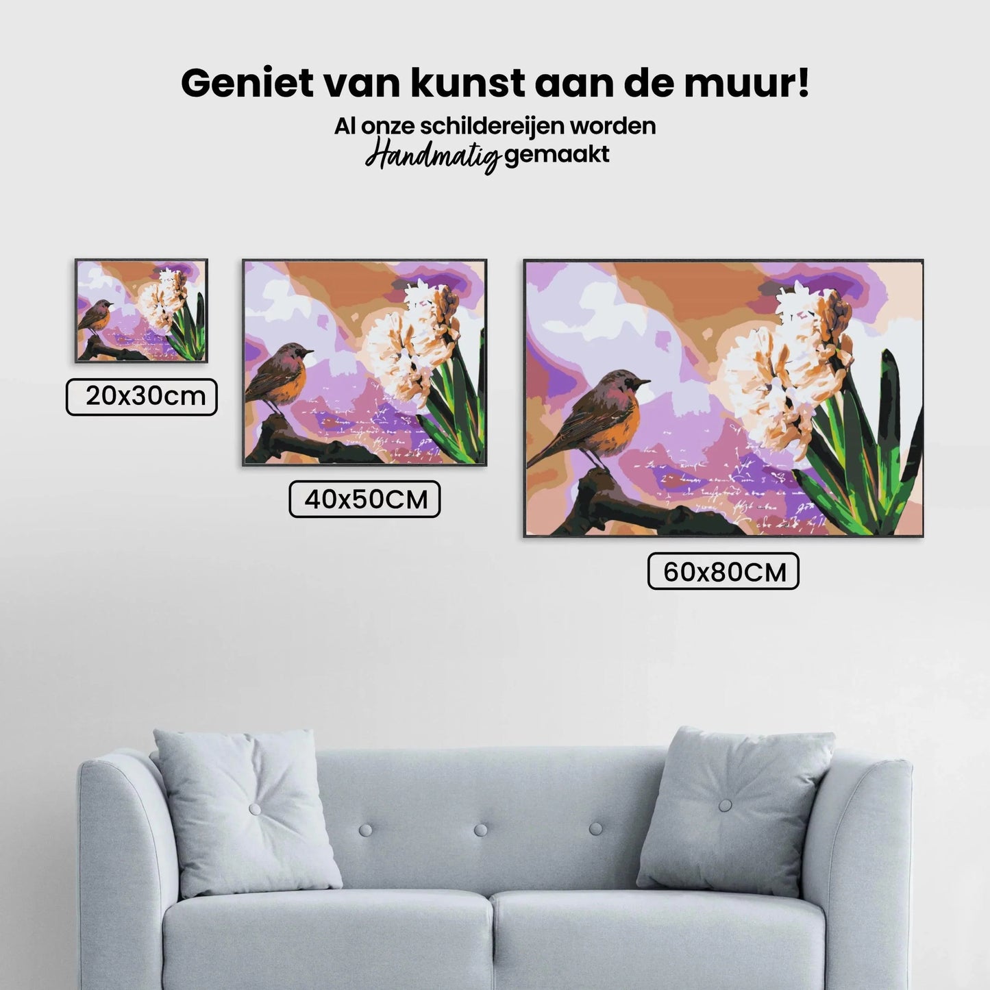 Diamond Painting - Hiacynt i ptak - SEOS®