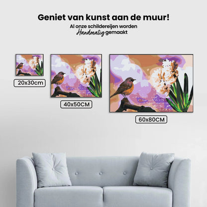 Diamond Painting - Hiacynt i ptak - SEOS®