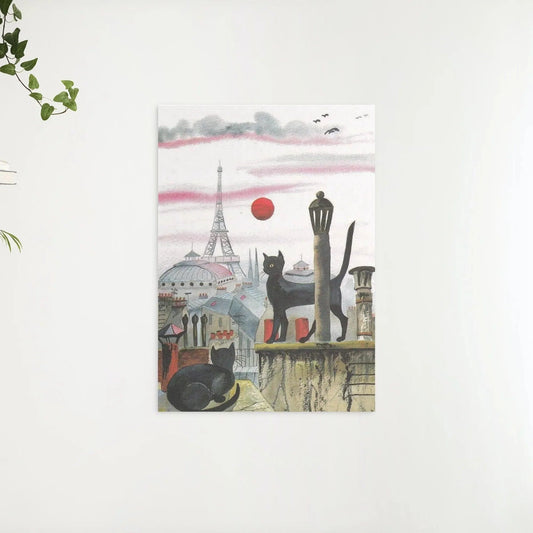 Diamond Painting - Kot w Paryżu - SEOS®