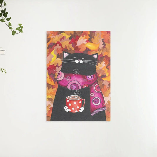 Diamond Painting - Kot z piankami marshmallow - SEOS®