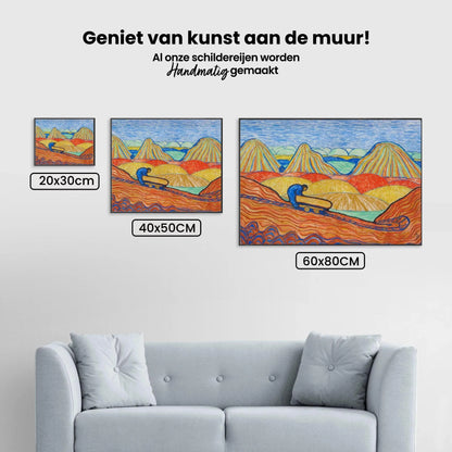 Diamond Painting - Pracownik z żółtą przyczepką - SEOS Shop ®