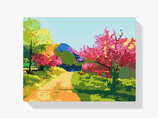 Diamond Painting - Kolorowy krajobraz - SEOS Shop ®