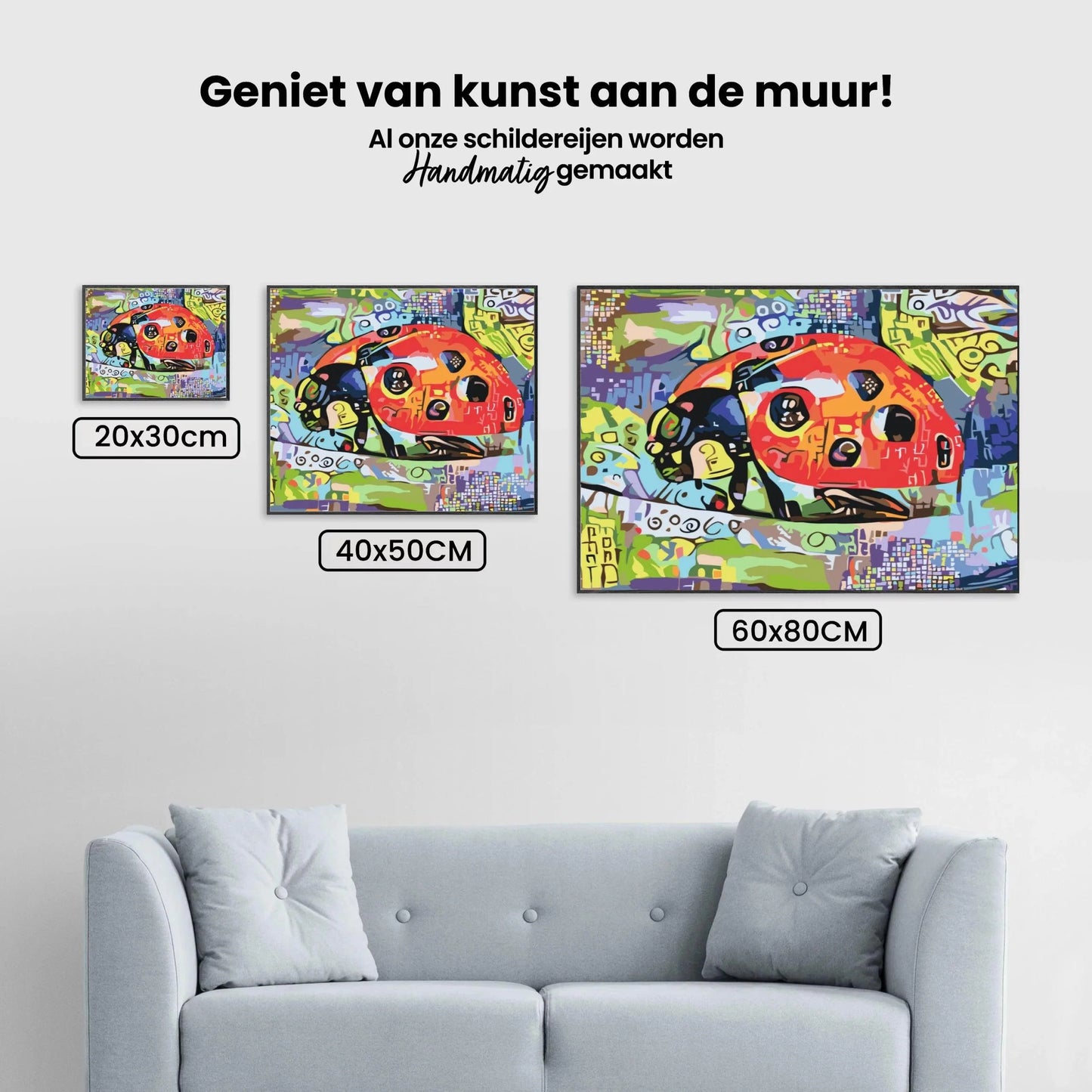 Diamond Painting - Kolorowa biedronka - SEOS®