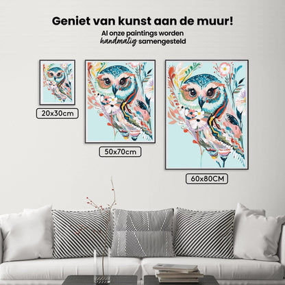 Diamond Painting - Kolorowa Sowa - SEOS®