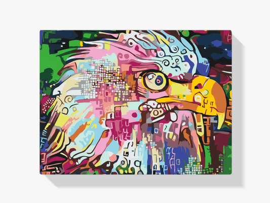 Diamond Painting - Kolorowy orzeł - SEOS®
