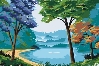 Diamond Painting - Kolorowa natura - SEOS Shop ®
