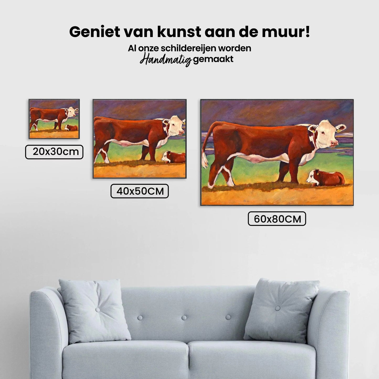 Diamond Painting - Krowa i cielak - SEOS Shop ®