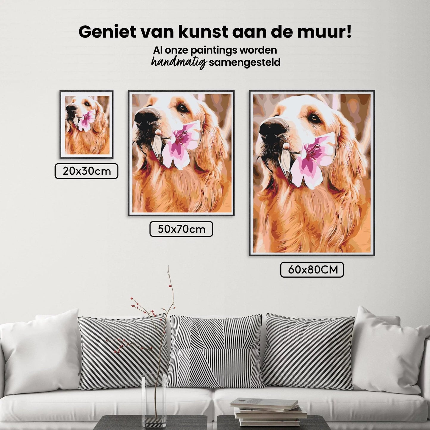 Diamond Painting - Labrador z kwiatem - SEOS®
