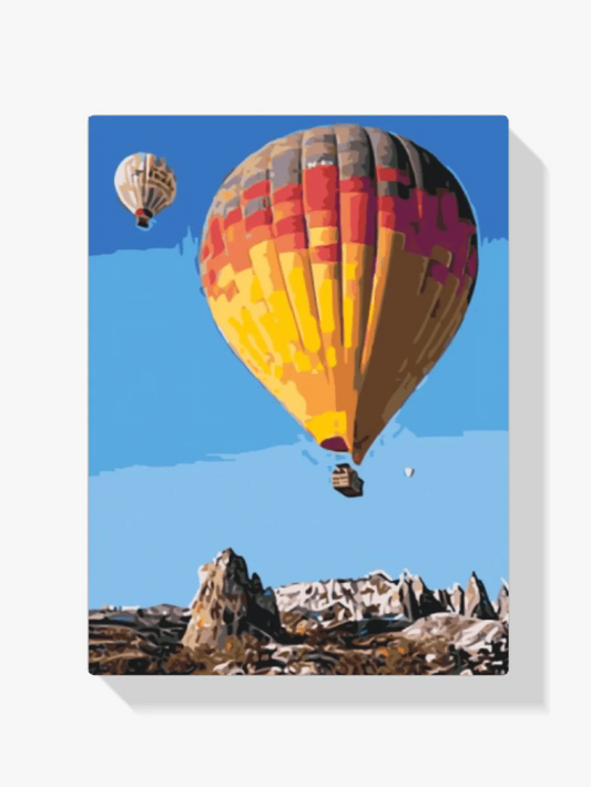 Diamond Painting - Balony na gorące powietrze w górach - SEOS Shop ®