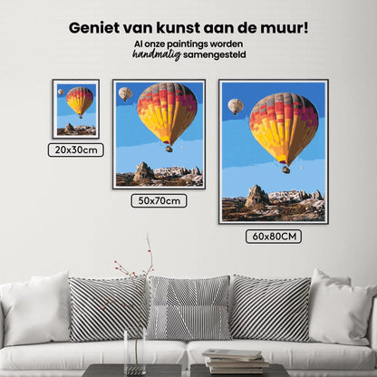 Diamond Painting - Balony na gorące powietrze w górach - SEOS Shop ®