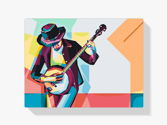 Diamond Painting - Mężczyzna gra na banjo - SEOS Shop ®
