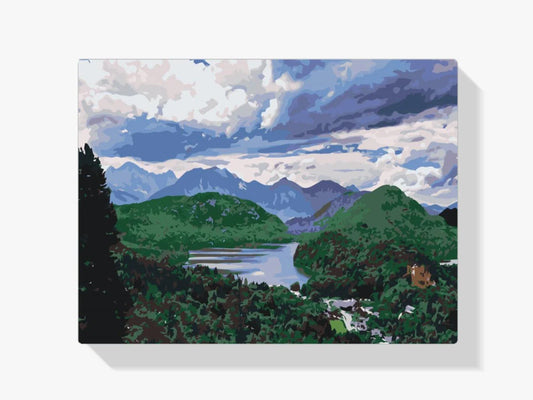 Diamond Painting - Morze w Alpach - SEOS Shop ®