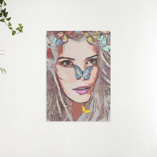 Diamond Painting - Dziewczyna z motylami - SEOS Shop ®