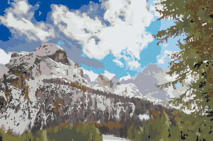Diamond Painting - Monte Civetta, Dolomity 2 - SEOS Shop ®