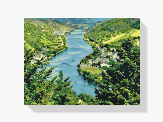 Diamond Painting - Rzeka Mosela - SEOS Shop ®