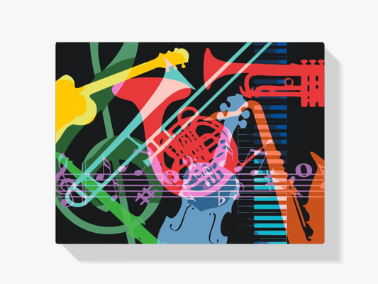 Diamond Painting - Instrumenty muzyczne - SEOS Shop ®