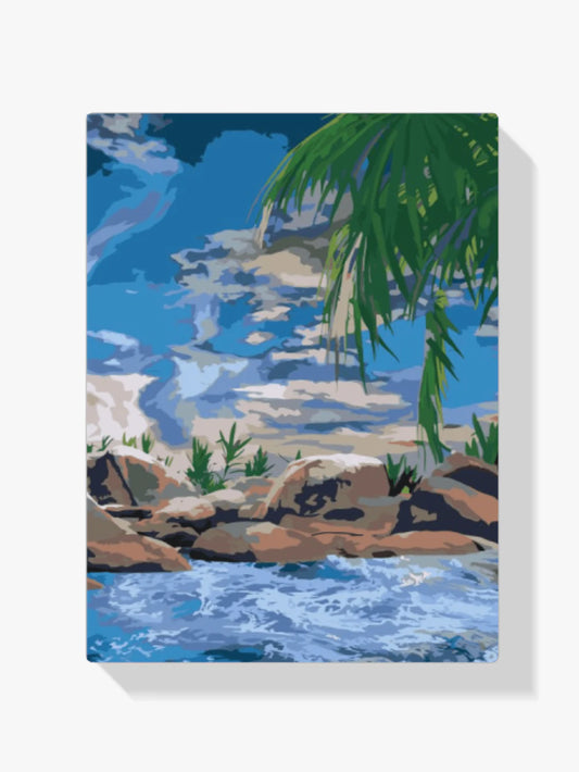 Diamond Painting - Ocean i palma - SEOS Shop ®