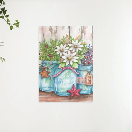 Diamond Painting - Doniczki z kwiatami i gwiazdami - SEOS Shop ®