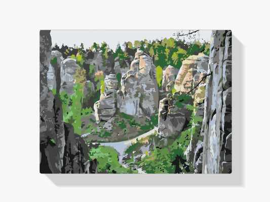 Diamond Painting - Góry Bucegi, Rumunia 3 - SEOS Shop ®