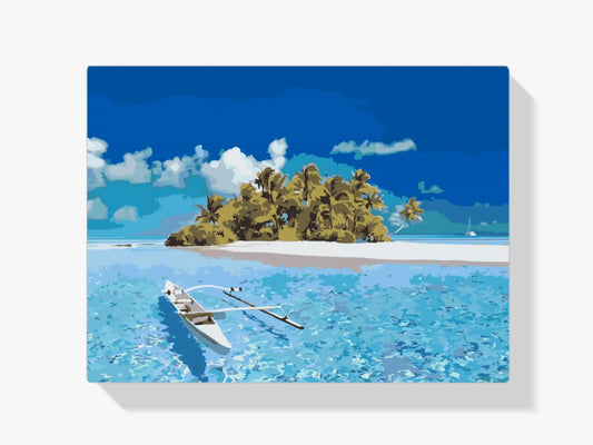 Diamond Painting - Piękna wyspa - SEOS Shop ®