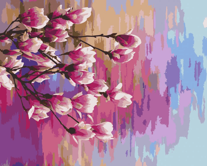 Diamond Painting - Tęczowa Magnolia - SEOS Shop ®