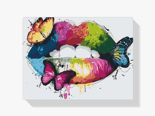 Diamond Painting - Tęczowe usta - SEOS Shop ®