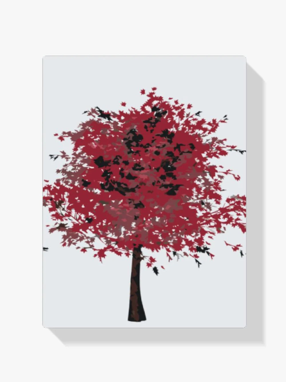 Diamond Painting - Czerwona drzewo - SEOS Shop ®