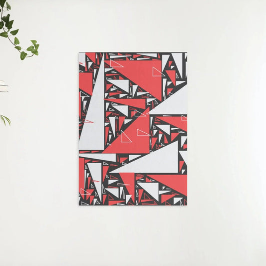 Diamond Painting - Czerwone i białe trójkąty - SEOS Shop ®