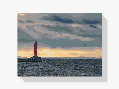 Diamond Painting - Czerwony znak - SEOS Shop ®