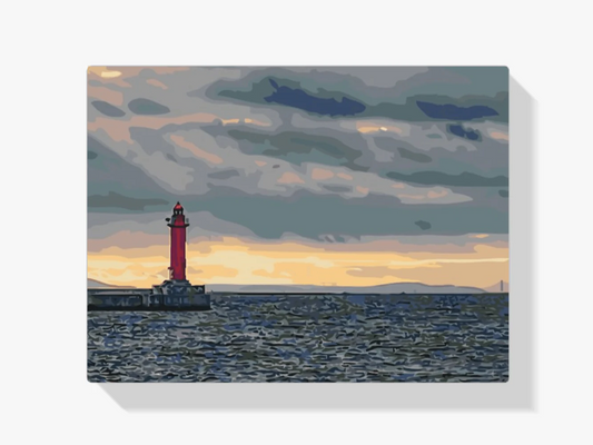 Diamond Painting - Czerwony znak - SEOS Shop ®