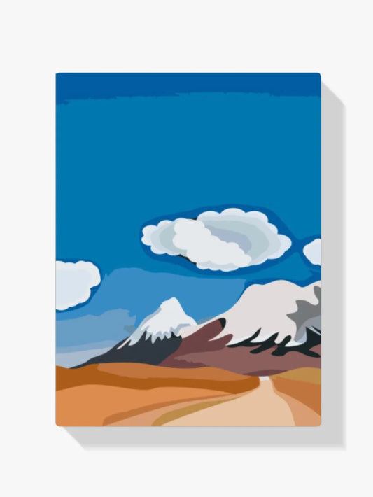 Diamond Painting - Szkic gór - SEOS Shop ®