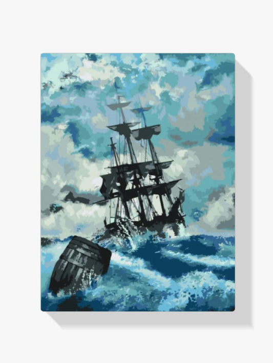 Diamond Painting - Statek w burzy 3 - SEOS Shop ®