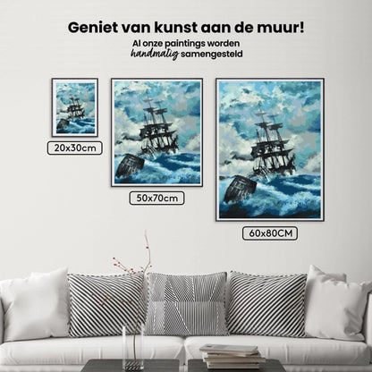 Diamond Painting - Statek w burzy 3 - SEOS Shop ®