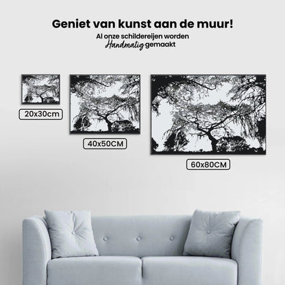 Diamond Painting - Sylwetka drzew - SEOS Shop ®
