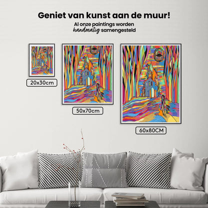 Diamond Painting - Strasznie Kolorowy Dom - SEOS Shop ®