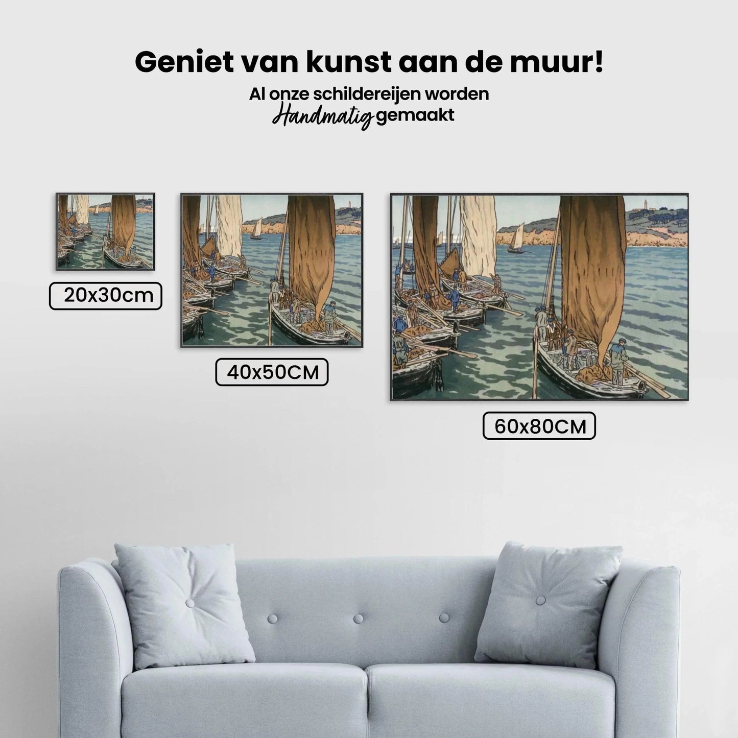 Diamond Painting - Odpłynięcie statków w Tréboul - SEOS Shop ®