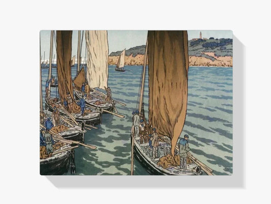 Diamond Painting - Odpłynięcie statków w Tréboul - SEOS Shop ®