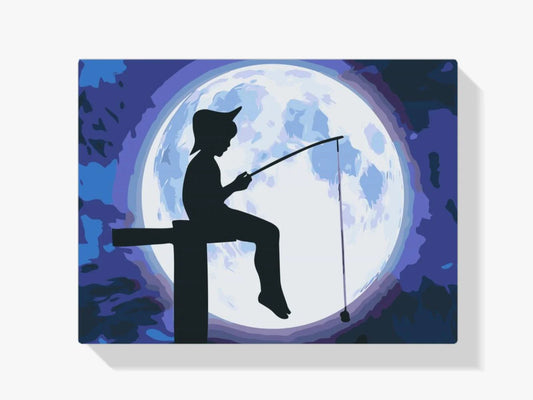 Diamond Painting - Ryby pod pełnią księżyca - SEOS Shop ®