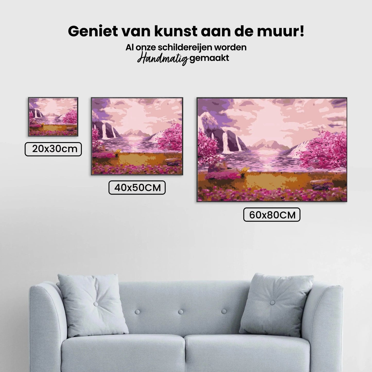 Diamond Painting - Wodospad w różanym ogrodzie - SEOS Shop ®