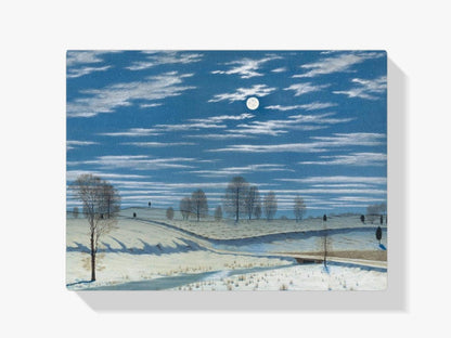 Diamond Painting - Scena zimowa w blasku księżyca - SEOS Shop ®