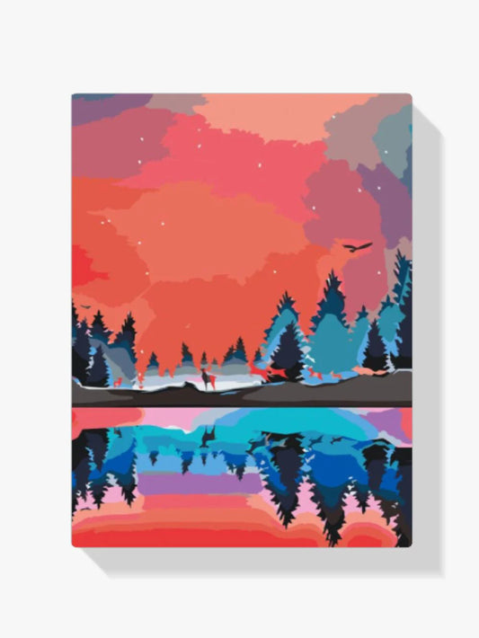 Diamond Painting - Krajobraz zimowy 2 - SEOS Shop ®