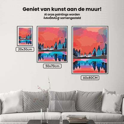 Diamond Painting - Krajobraz zimowy 2 - SEOS Shop ®