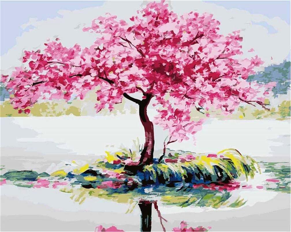 Diamond Painting - Łagodna Sakura - SEOS Shop ®