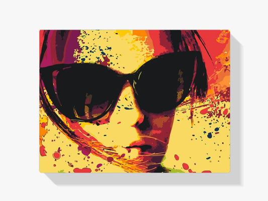 Diamond Painting - Okulary przeciwsłoneczne w kolorze żółtym - SEOS Shop ®